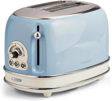Електричний чайник Ariete Vintage 2869, 1.7 л, нержавіюча сталь, ретро-дизайн, з автовимкненням та ситом