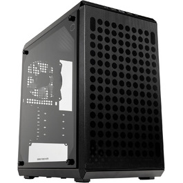 Корпус Cooler Master MasterBox Q300L V2 mATX Mini Tower з загартованим склом, 120 мм вентилятор, підтримка USB 3.2 Gen 2x2 Type-C, багатоваріантне охолодження