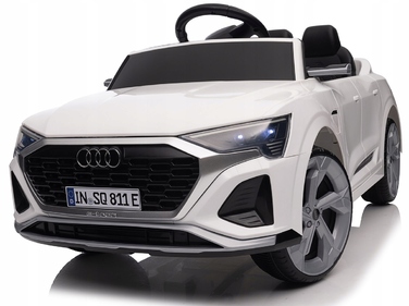 Дитячий електромобіль Audi SQ8 4x4: EVA-гума, шкіряне сидіння, акумулятор 12V 7Ah, пульт 2.4G та LED-освітлення