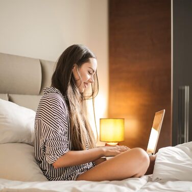 Настільна лампа Relaxdays з диммером Touch, 3 режими, E14, сіро-мідна, сучасна, 32,5x18 см