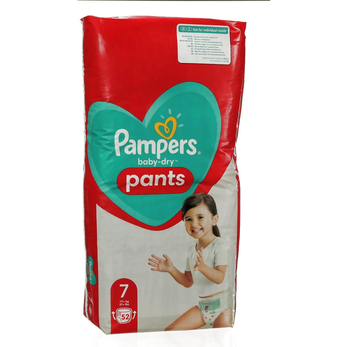 Підгузки-трусики Pampers Baby-Dry, розмір 3 (6-11 кг), 192 шт. — захист від протікань 360° Fit