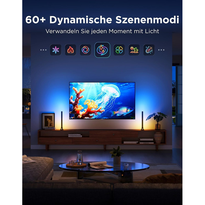 Світлодіодні LED-панелі Govee RGBWIC: інтелектуальна підсвітка для телевізора та ПК