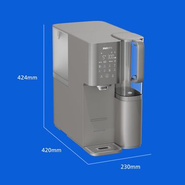 Фільтр для води зворотного осмосу Philips ADD6921DG/10 з охолодженням та підігрівом - видаляє до 110 забруднень, термін служби фільтра 1 рік