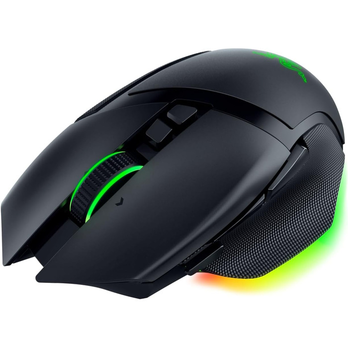 Бездротова ігрова миша Razer Basilisk V3 Pro з оптичним сенсором Focus Pro 30K, колесом HyperScroll та RGB-підсвіткою Chroma, чорна