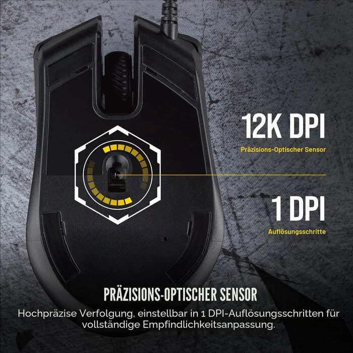 Ігрова миша Corsair Harpoon PRO RGB FPS/MOBA, оптична, дротова, чорна