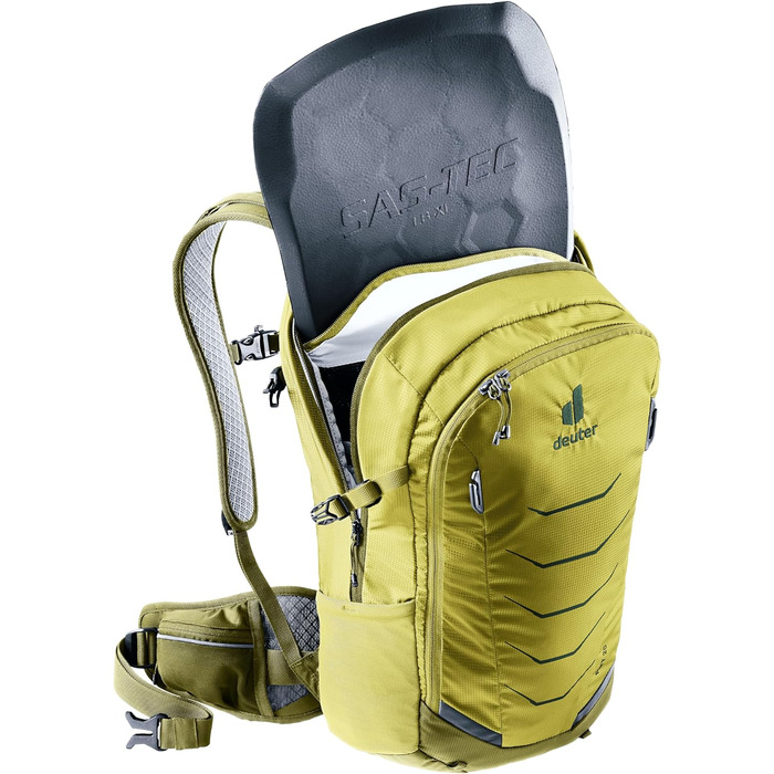 Велосипедний рюкзак Deuter Flyt 20 з протектором, зелений, 20 л