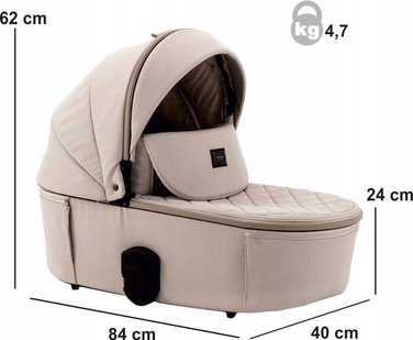 Дитячий візок 2в1 Adamex Delta Natura Camel
