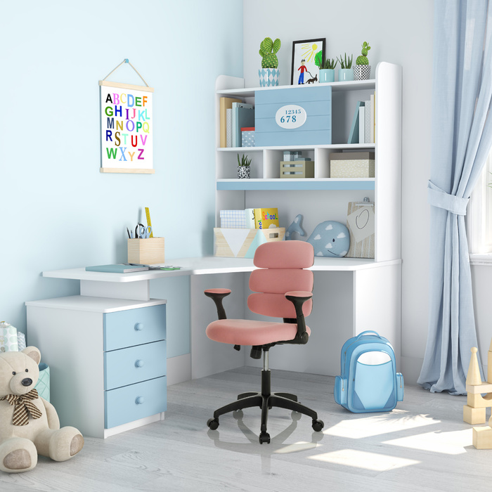 Дитячий стілець / Дитячий письмовий стілець KID ERGOLINO B Fabric Pink HJH OFFICE