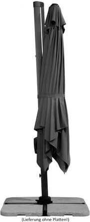 Парасолька садова Schneider RHODOS TWIST, 300 x 300 см, антрацит