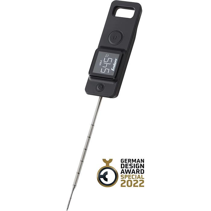 Enders® Преміум термометр для м'яса, швидке вимірювання, LCD-дисплей, LED-підсвітка, батарейковий, температура 0-300°C