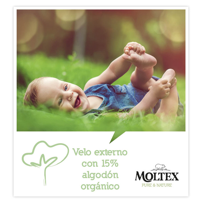 Екологічні підгузки Moltex Pure & Nature, розмір 1 (2-5 кг), 88 шт