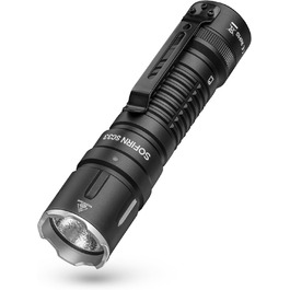 Ліхтарик Sofirn SC33 LED 5200 Люменів, надяскравий, акумуляторний, EDC, портативний, з Type-C зарядкою і електронною кнопкою, для пошуку, туризму, надзвичайних ситуацій