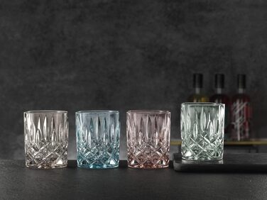 Набір склянок для віскі Spiegelau & Nachtmann Noblesse Fresh, 295 мл, 4 шт, рожеве кришталеве скло