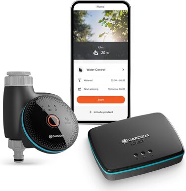 Gardena Smart Water Control 19033-20: Автоматичний контролер поливу з інтеграцією Smart Home та захистом від заморозків