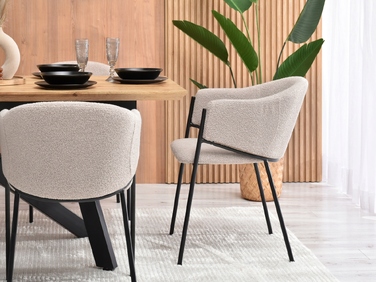 Стілець Mebel-Partner, тканина, бежевий, 1 шт.