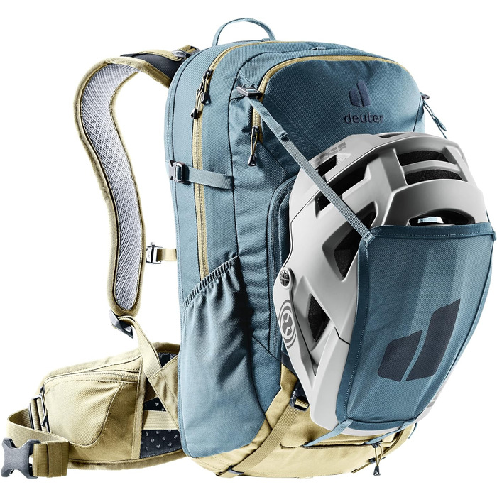 Велосипедний рюкзак Deuter Attack 20 з протектором, 20 л, Atlantic-Desert