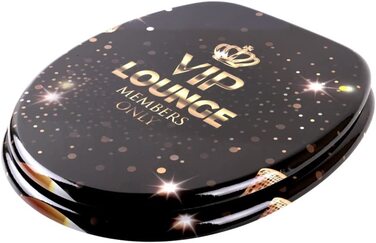 Сидіння для унітазу Sanilo з мікроліфтом VIP Lounge, міцне кріплення, легкий монтаж, преміум-якість