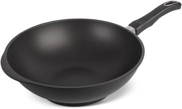 Wok-сотейник литий Gundel GUSS-WOK 30 см, антипригарний, PFOA-free, з ручкою, товсте дно Akku-Therm