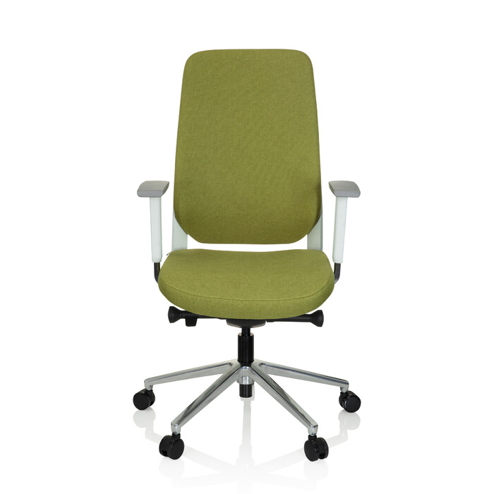 Офісне крісло / поворотне крісло CHIARO T4 WHITE тканина зелена hjh OFFICE