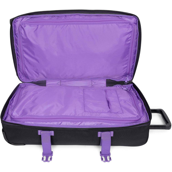 Валіза Eastpak Tranverz M 78L (67x35.5x30 см) на колесах, легкий дорожній кофер з 2 відділеннями, телескопічною ручкою та TSA-замком, колір Vineyard