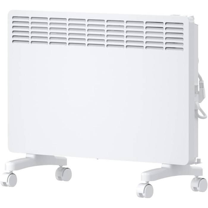Електричний конвектор STIEBEL ELTRON 2 кВт, енергоощадний, для 25 м², з електронним керуванням, дисплеєм, колесами, білий, TÜV сертифікат