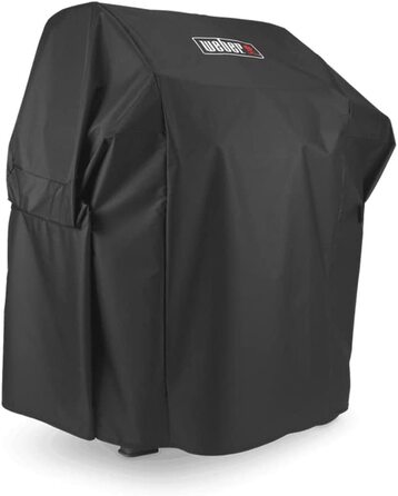 Преміум чохол для гриля Weber Spirit/Spirit II 200, водонепроникний, захист від УФ, дихаючий, з липучкою, чорний