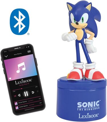 Дитячий Bluetooth-нічник Lexibook Stitch & Angel, рожевий, з бездротовою колонкою, модель NS02D1
