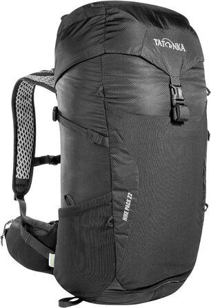 Рюкзак Tatonka Hike Pack 22 л чорний – легкий туристичний рюкзак із вентиляцією спини та дощовиком