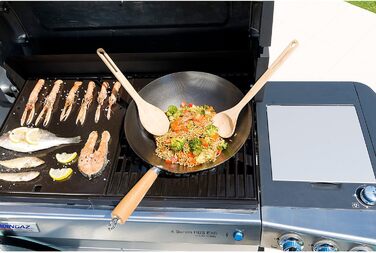 Wok Campingaz для Culinary Modular System, антипригарне покриття, металевий адаптер, з дерев'яними ложками, Ø 35 см, висота 15 см