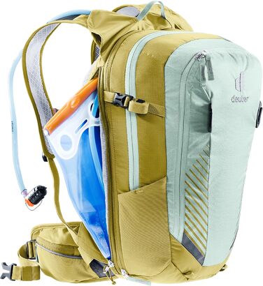 Жіночий велосипедний рюкзак Deuter Compact EXP 12 SL 12 л, блакитний/лаймовий
