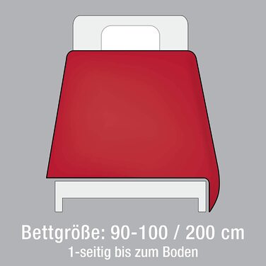 Плед IBENA Nancy антрацит 140x210 см – легкий стьобаний покривало для ліжка