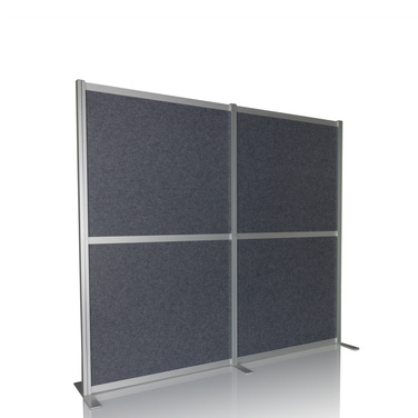 Акустична перегородка / мобільна панель FLEXMIUT MODUL 167x192 PET сіра hjh OFFICE