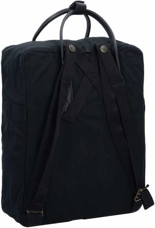 Рюкзак Fjällräven Kanken унісекс для туризму, чорний, 13x27x38 см