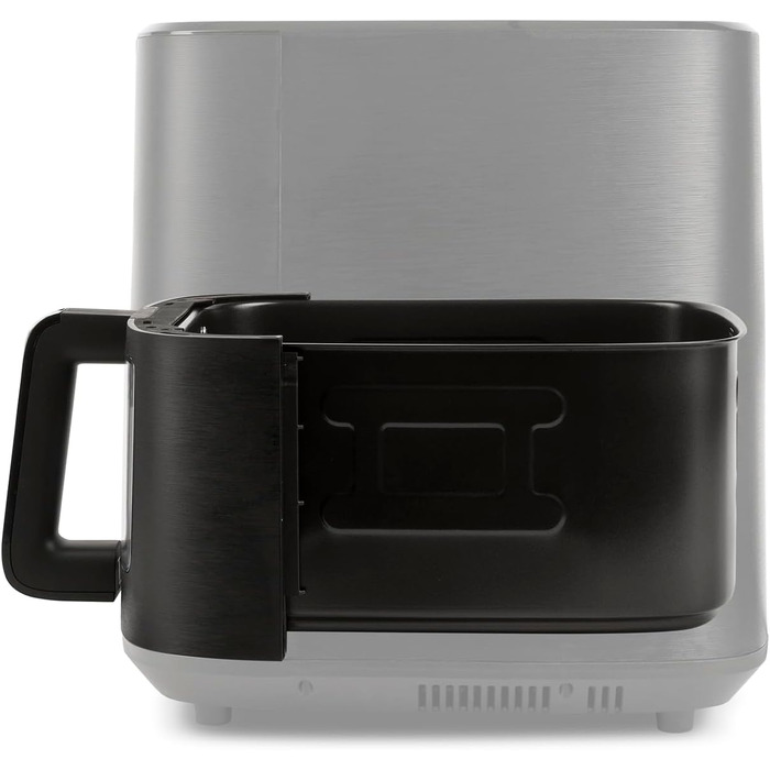 Аерофритюрниця Girmi FG26 Ecofrit Bis з двома зонами приготування, 9 л, 2400 Вт, цифровий дисплей, антипригарне покриття, чорна