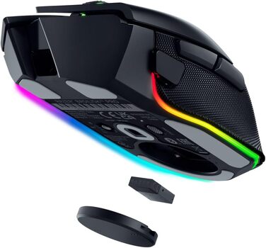 Бездротова ігрова миша Razer Basilisk V3 Pro з оптичним сенсором Focus Pro 30K, колесом HyperScroll та RGB-підсвіткою Chroma, чорна