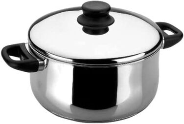Каструля з кришкою Lacor Garinox 20 см 3,8 л, нержавіюча сталь