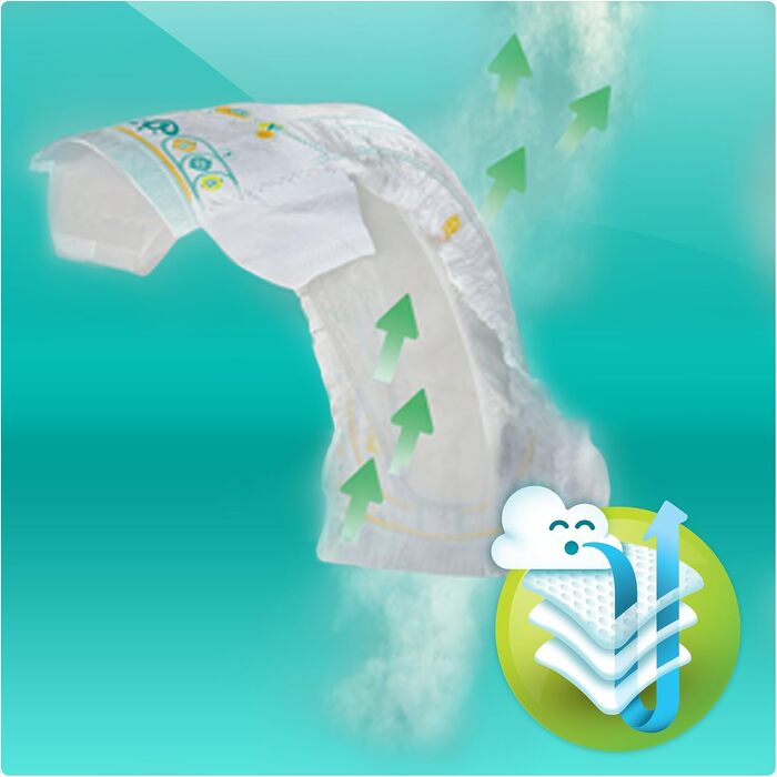 Підгузки Pampers Baby-Dry розмір 4+, 80 шт