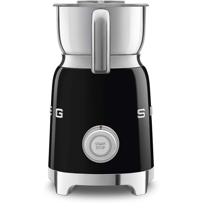 Smeg Молокозбивач ретро-стилю 50-х років, чорний: індукційний, 6 програм, гаряче/холодне збивання