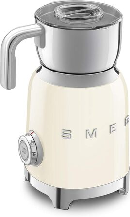 Smeg MFF01CREU Молокозбивач індукційний, 6 програм, 600 мл, кремовий
