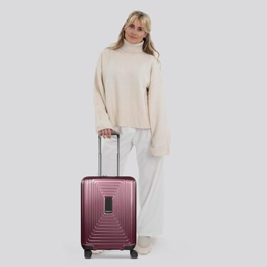 Набір валіз REDOLZ Essentials 14: S (55 см), M (66 см), L (77 см) | Розширювані, з відділом для ноутбука, TSA, 4 колеса | Колір: Aubergine Metallic