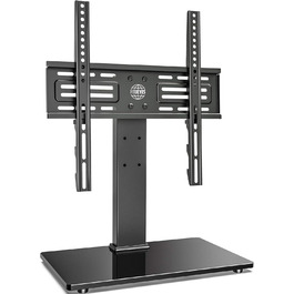 Підставка для телевізора FITUEYES 27-55'' LCD LED OLED Plasma, регульована висота, VESA 400x400 мм, до 40 кг, для плоских і вигнутих екранів