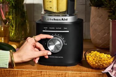 Блендер стаціонарний KitchenAid 5KSB2073EPL Pure Power Сірий, 1.5 л, 10 швидкостей, для смузі та супів, BPA-free