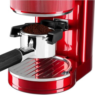 Кавомолка KitchenAid Artisan, червона «Любовне яблуко», електрична, модель KI5KCG8433