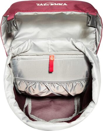 Рюкзак для туризму Tatonka Hike Pack 22 л з вентильованою спинкою та дощовиком, легкий і зручний, бордовий