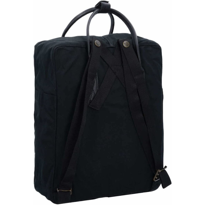 Рюкзак Fjällräven Kanken унісекс для туризму, чорний, 13x27x38 см
