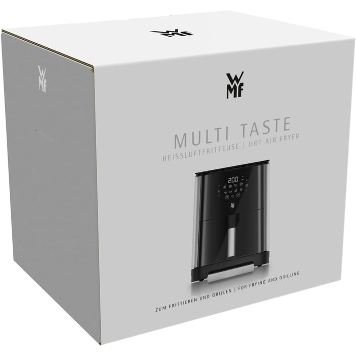 Аерофритюрниця WMF Multi Taste Airfryer, 1550 Вт, 4.6 л, 8 програм, чорна