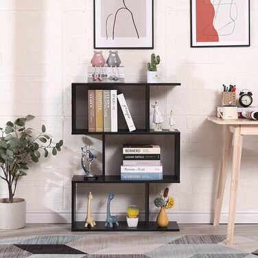 Сучасний двосторонній книжковий стелаж Etnicart Wenge 70x23.5x96 см, дерев'яний, для офісу, дому, дитячої кімнати
