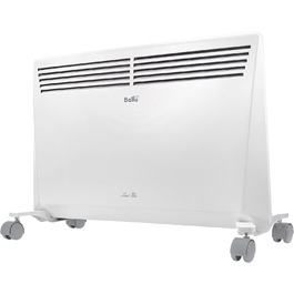 Електричний конвектор Ballu Heat Max 1500 Вт на роликах, настінний, з таймером і тижневим програмуванням
