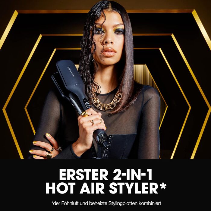ghd Duet Styler 2-в-1: випрямляч і фен-стайлер для вологого та сухого волосся, білий
