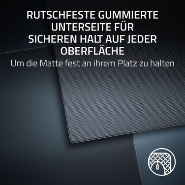 Скляний ігровий килимок для миші Razer Atlas Pro, преміум загартоване скло, мікро-травлена поверхня, чорний, 450 x 400 x 5 мм